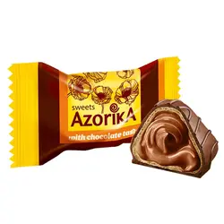 قیمت ، خرید ، مشخصات و خواص ۱۰۰ گرم شکلات مغزدار آزوریکا Azorika در فروشگاه قهوه کافیلو