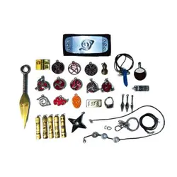 مجموعه 32 عددی اکسسوری های فلزی ناروتو