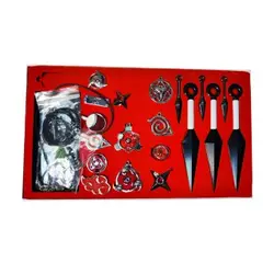 مجموعه 27 عددی اکسسوری های فلزی ناروتو