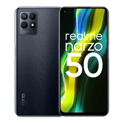 گوشی موبایل ریلمی مدل Realme narzo 50 ظرفیت 128 و رام 4+4 plus پک گلوبال شرکتی 24 ماه