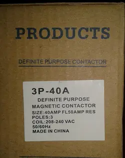 کنتاکتور 3 پل کولر گازی PRODUCTS