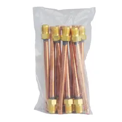 مغزی برنجی یک سر لوله سایز 3/8 اینچ (پک 10 تایی)