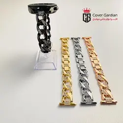 خرید بند سامسونگ s3 واچ کارتیر نگین دار اصل با کیفیت تضمینی