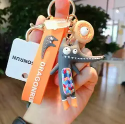 خرید جا کلیدی آویز دراگون تمساح طوسی اصل با کیفیت تضمینی