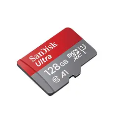 کارت حافظه microSDXC سن دیسک Ultra A1 ظرفیت 128 گیگابایت به همراه آداپتور SD