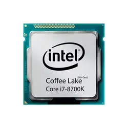 پردازنده مرکزی اینتل سری Coffee Lake مدل Core i7-8700K بدون جعبه