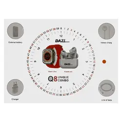 ست ساعت هوشمند UNIQUE COMBO مدل DAZL Q8 - کریتی مید