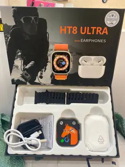 ست ساعت هوشمند و ایرپاد Ultra مدل HT8 - کریتی مید