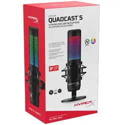 میکروفون RGB حرفه ای هایپرایکس مدل HyperX QuadCast™ S