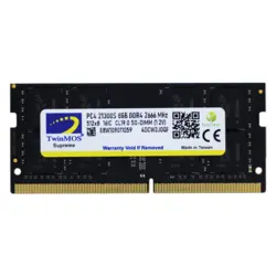 رم لپ تاپ توین موس 8 گیگابایت DDR4 با فرکانس 2666 مگاهرتز