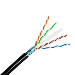 کابل شبکه Cat6 SFTP Outdoor CU Double Jacket نگزنس مغزی 0.45mm