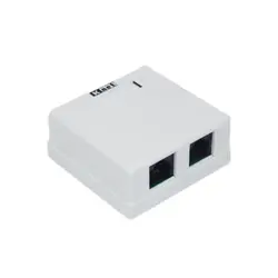 پریز شبکه روکار  2 پورت CAT5 UTP کی نت مدل KP-N1081
