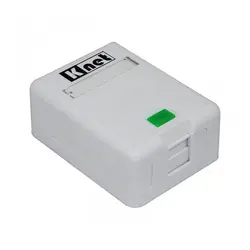 باکس پریز شبکه روکار تک پورت شاتردار کی نت مدل K-N1097
