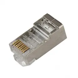 سوکت شبکه شیلدار Cat6 Rj45 کی نت با روکش فلزی