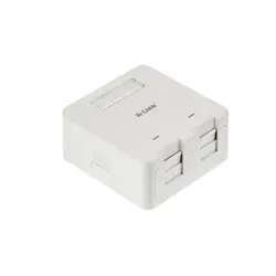 فیس پلیت دو پورت دی-لینک مدل NFP-0WHI21
