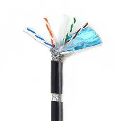 کابل شبکه Cat6 SFTP Outdoor نگزنس دو روکش با تست فلوک پرمننت