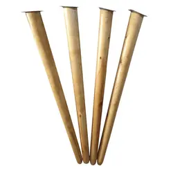 پایه میز مدل مخروطی چوبی 80-D1 بسته 4 عددی دیوان دکور