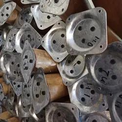 پایه میز مدل مخروطی چوبی 80-D1 بسته 4 عددی دیوان دکور