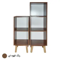 شلف دو تکه پایه دار D1-Sh023 - دیوان دکور
