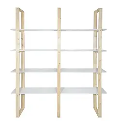 کتابخانه نردبانی مدل D1-N04 - دیوان دکور