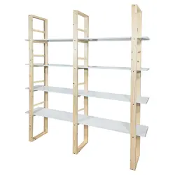 کتابخانه نردبانی مدل D1-N04 - دیوان دکور