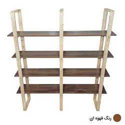 کتابخانه نردبانی مدل D1-N04 - دیوان دکور