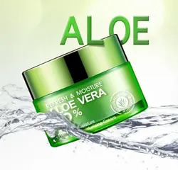 ژل آبرسان و مرطوب کننده آلوئه ورا 92% بیو آکوا حجم 120 مل - عمده لوازم آرایشی