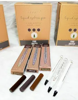 ماژیک هاشور ابرو 4 خط هدی موجی HUDAMOJI - عمده لوازم آرایشی