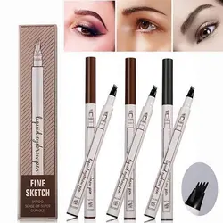 ماژیک هاشور ابرو 3 خط فلور flure - عمده لوازم آرایشی