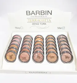 رژگونه مات باربین__BARBIN COLORS OF BEAUTY__TERRACOTTA_DENIZ TURK - عمده لوازم آرایشی