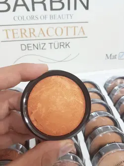 رژگونه مات باربین__BARBIN COLORS OF BEAUTY__TERRACOTTA_DENIZ TURK - عمده لوازم آرایشی