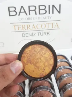 رژگونه مات باربین__BARBIN COLORS OF BEAUTY__TERRACOTTA_DENIZ TURK - عمده لوازم آرایشی
