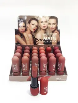 پک رژ لب جامد و مات تاتو___ MEET YOUR MATTE SILKY LIPSTICK _TATO -