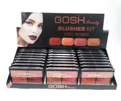 رژگونه ۴ تایی گاش gosh - عمده لوازم آرایشی