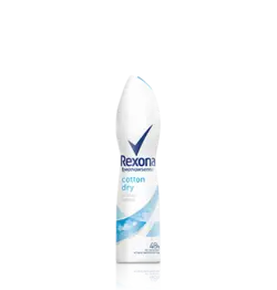 اسپری زنانه رکسونا مدل COTTON DRY ‏۱۵۰ میلی‌لیتر - عمده لوازم آرایشی