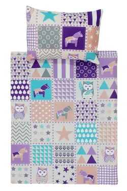 تشکچه و بالش جغد بنفش