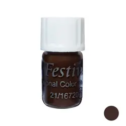 رنگ ابرو موقت فستیوال شماره ۰۳ حجم ۵ میلی لیتر رنگ قهوه ای تیره پیناکل ابرو