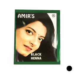 حنا هندی امیر وزن ۱۰ گرم رنگ مشکی
