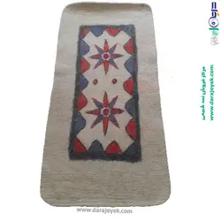 فرش و تشک نمدی زمینه سفید