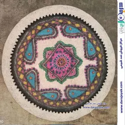 زیرانداز نمد پشم گوسفندی گرد