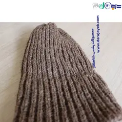 کلاه پشم گوسفنددستبافت و طبیعی