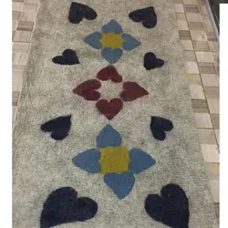 زیرانداز نمدی طرح قلب