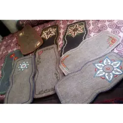 روکش صندلی نمدی جفتی گلدوزی شده