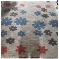 فرش نمدی  و تشک نمدی گلدار
