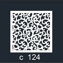 تایل سقفی کد c 124