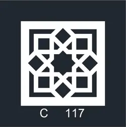 تایل سقفی کد c 117