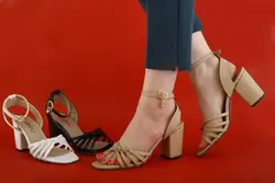 کفش مجلسی پاشنه دار زنانه ds00807