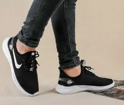 کفش کتانی بافتی اسفنجی مردانه ds01029