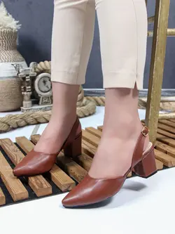 کفش مجلسی پاشنه دار زنانه ds01395