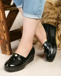 کفش مجلسی طبی زنانه چرمds00642